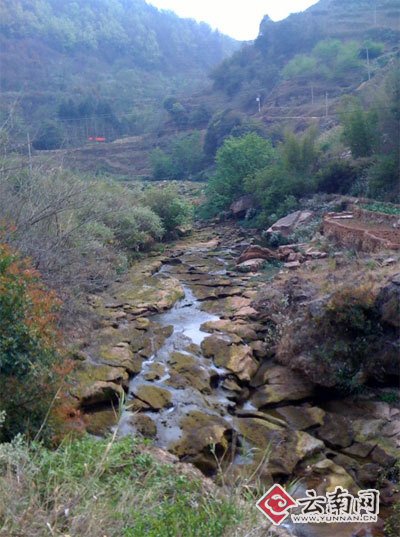 著名风景区石林旱情严重 大叠水瀑布近乎断流