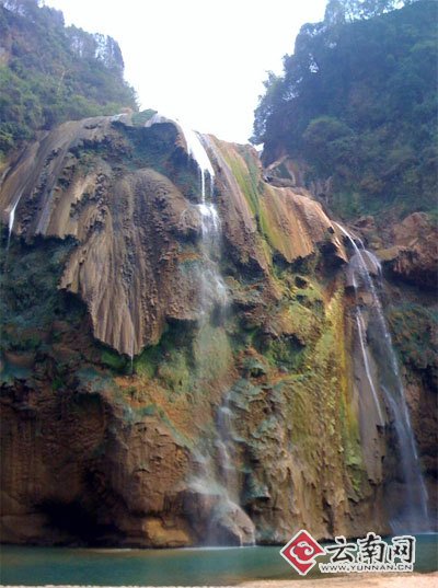 著名风景区石林旱情严重 大叠水瀑布近乎断流