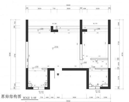 两房两厅硬装5万 淡定中彰显时尚品味