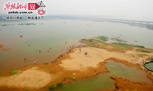 昨天，石家庄滹沱河全线通水