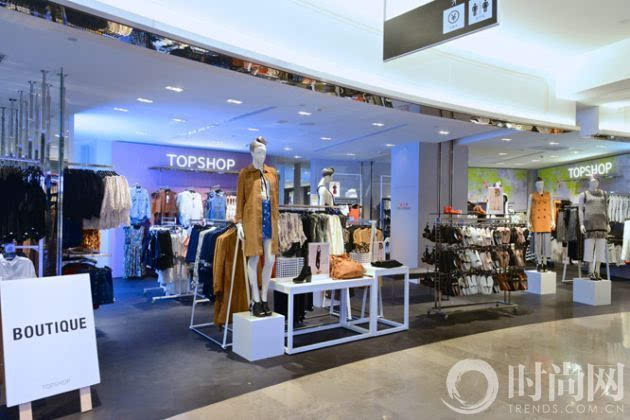 TOPSHOP中国大陆首家独立实体门店瞩目亮相