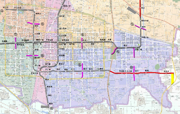 《石家庄市城市轨道交通建设规划调整（2012-2021）》