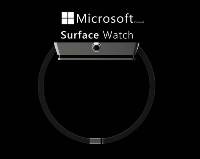 Win10 Surface手表概念版 这也太帅了吧 