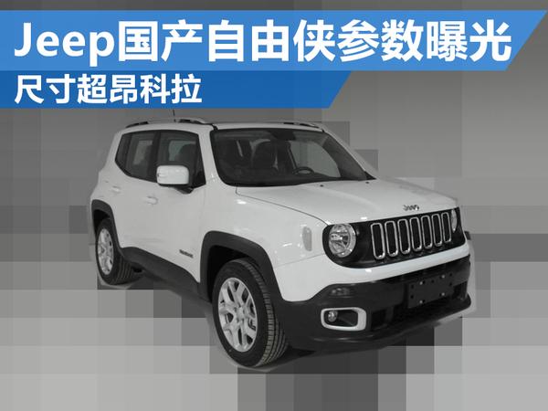 Jeep国产自由侠参数曝光 尺寸超昂科拉